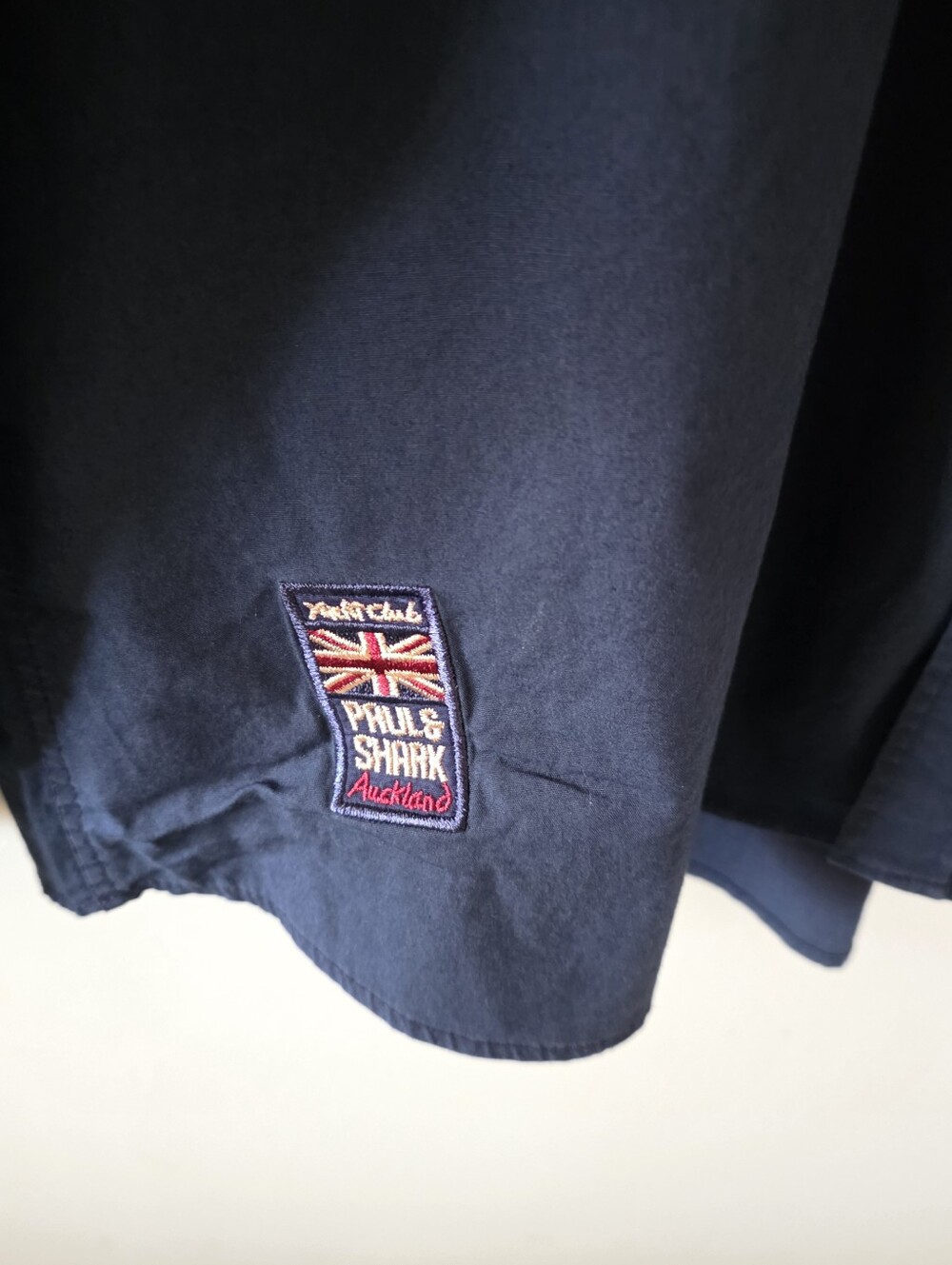 NWOT Paul & Shark L Modern Academia Nautical Yacht Club Embroidered Button Shirt - Picture 8 of 16